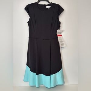 Calvin Klein black and blue dress size 8